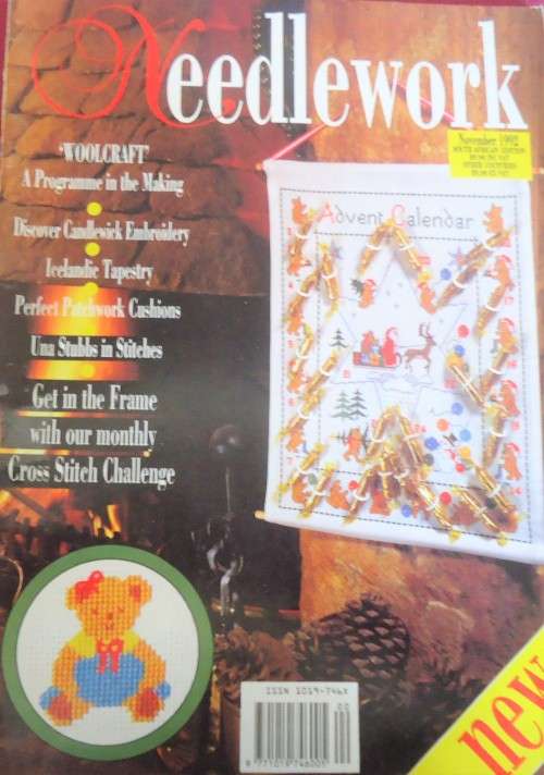 NEEDLEWORK NOVEMBER 1992  MAGAZINE WITH PATTERNS- 100 PAGES