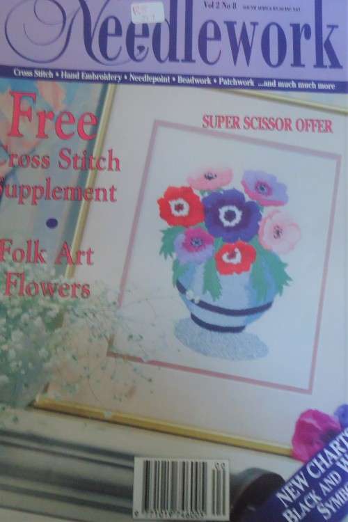 NEEDLEWORK -VOL 2 NO. 8  UK MAGAZINE - 100 A4 PAGES
