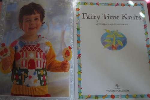 FAIRYTIME KNITS -ENCHANTING STORYBOOK SWEATERS TO KNIT BY AMY CARROLL & DENISE BROWN-HARDCOVER 68 PG