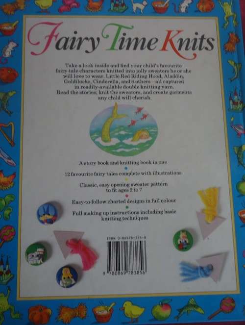 FAIRYTIME KNITS -ENCHANTING STORYBOOK SWEATERS TO KNIT BY AMY CARROLL & DENISE BROWN-HARDCOVER 68 PG