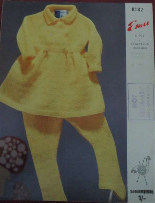 EMU #8182  COAT & LEGGINGS TO FIT 21 - 23`  CHEST