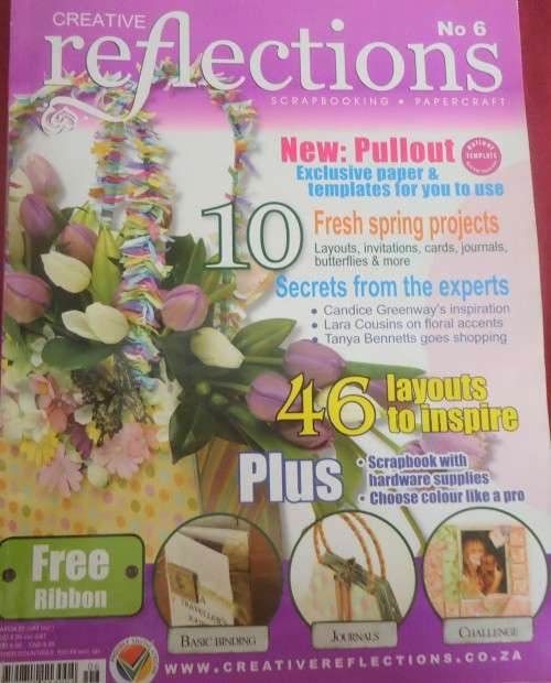 CREATIVE REFLECTIONS MAGAZINE ISSUE 6 SEPTEMBER 2004- 96 A4 PAGES INC PATTERNS