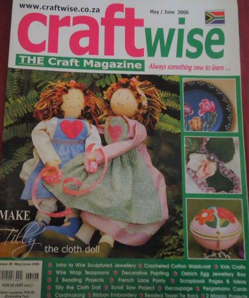 SA CRAFTWISE NO 49 MAY/JUNE 2006 - 124 A4 PAGES OF PATTERNS WITH PULLOUT SECTION