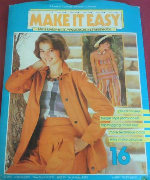 MAKE IT EASY # 16 - PANTS CUT TO A YOKE + HIP LENGTH JEANS STYLE JACKET