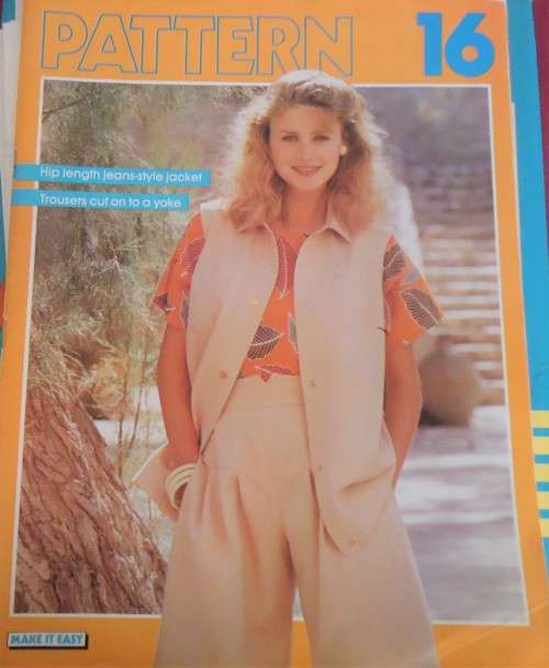 MAKE IT EASY # 16 - PANTS CUT TO A YOKE + HIP LENGTH JEANS STYLE JACKET
