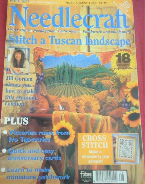 NEEDLECRAFT UK - NO 50 AUGUST 1995  92 A4 PAGES WITH PATTERNS