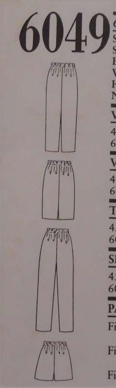 NEW LOOK PATTERNS 6049 - 6 SIZES IN ONE SKIRT-SHORTS-PANTS  8 - 18 -COMPLETE