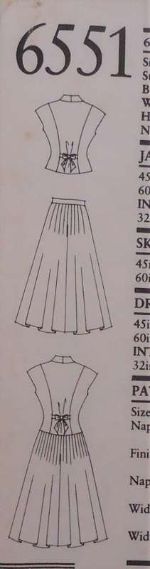 NEW LOOK PATTERNS 6551 SWEETHEART COLLAR 2 PIECE DRESS  SIZE 6 - 18 COMPLETE