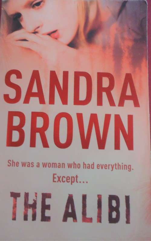 SANDRA BROWN  "ALIBI"  SMALL SOFT COVER
