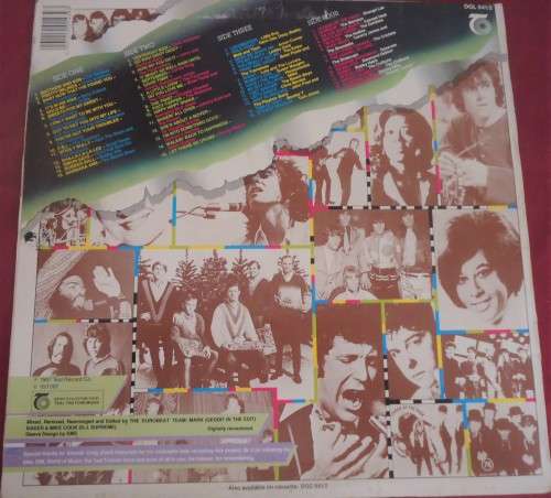 60 HITS OF THE SIXTIES -1987 DOUBLE TEAL VINYL LP SET - DGL 941/2
