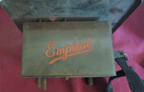 VINTAGE EMPISAL HOME RUG MAKER IN ORIGINAL BOX WITH BROCHURE & INVOICE