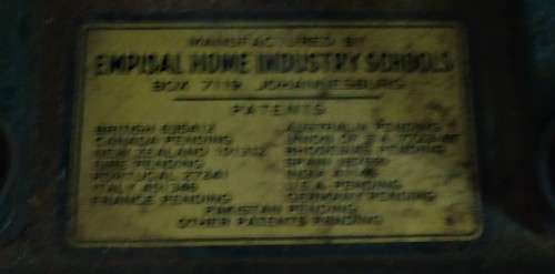 VINTAGE EMPISAL HOME RUG MAKER IN ORIGINAL BOX WITH BROCHURE & INVOICE