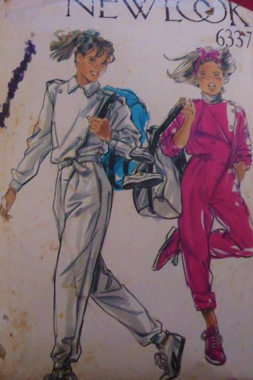 NEW LOOK PATTERNS 6337 KIDS JUMPSUITS SIZES 4 - 14 YEARS - COMPLETE
