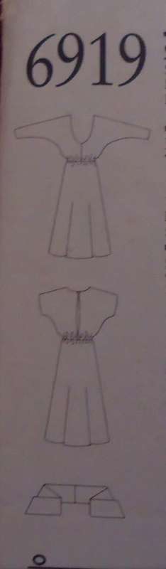 NEW LOOK PATTERNS 6919 BATWING DRESS & SASH  SIZES 8 - 18 COMPLETE