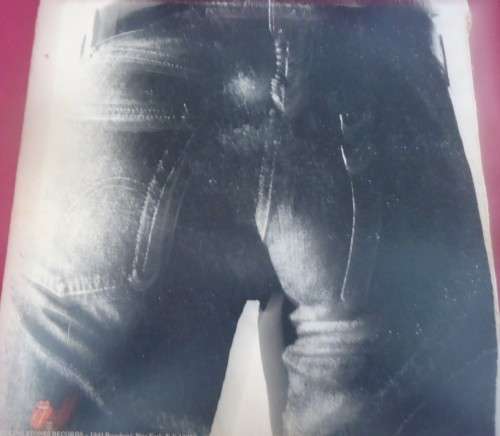 ROLLING STONES - STICKY FINGERS - 1971 USA ROLLING STONES VINYL LP COC 59100 WITH INNER SLEEVE & ZIP