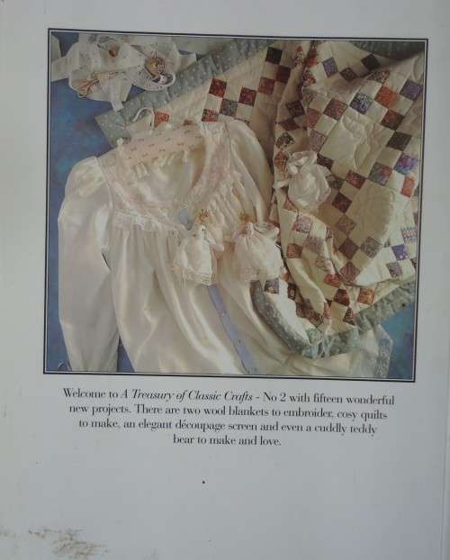 A TREASURY OF CLASSIC CRAFTS - GLORIA McKINNON- 48 PAGES A4 SIZE SOFT BOOK WITH PATTERNS