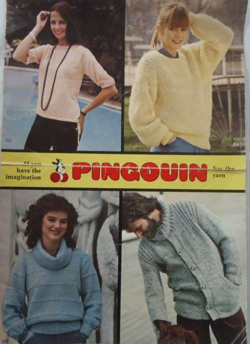 PINGOUIN - 4 DIFFERENT PATTERNS - see pictures