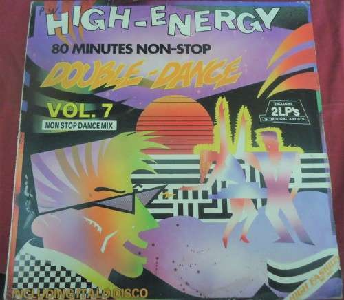 HIGH ENERGY DOUBLE DANCE VOL 7 - 1987 DOUBLE MFP VINYL LP SET - HEDD 7