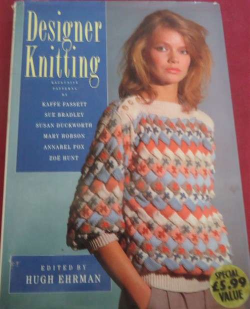 DESIGNER KNITTING - 100 PAGES HARD COVER WITH DUST JACKET