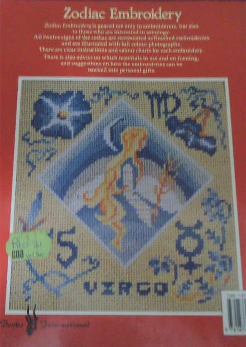 ZODIAC EMBROIDERY - SYLVIA DRINKWATER - 64 PAGES SOFT COVER