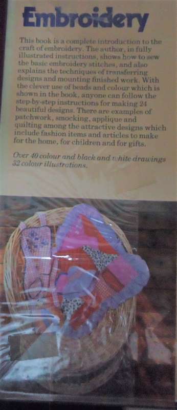 EMBROIDERY -  JANE SIMPSON- 128 PAGE A5 HARD COVER WITH DUST JACKET