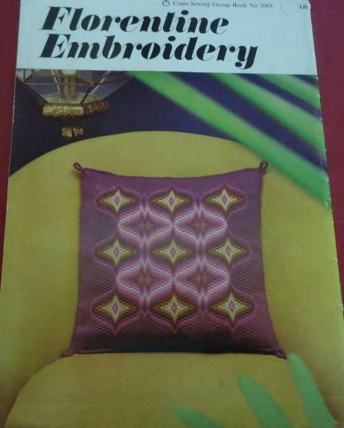 COATS BOOK # 1069 - FLORENTINE EMBROIDERY - 40 A4 PAGES BOOKLET