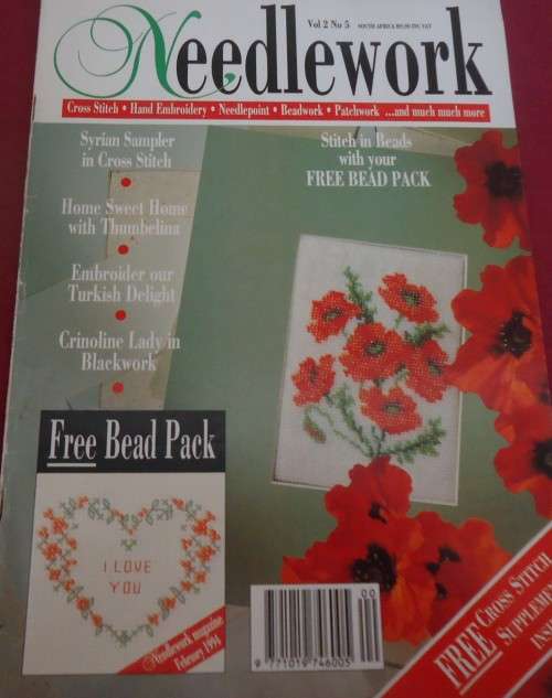 NEEDLEWORK -VOL 2 NO. 5  UK MAGAZINE - 104 A4 PAGES