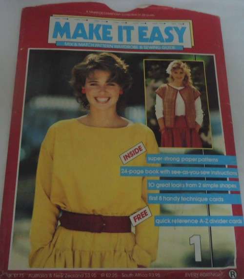 MAKE IT EASY # 1 EASY MAKE CAMISOLE & PETTICOAT & YOKED SUIT & BOAT NECK TOP