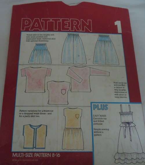 MAKE IT EASY # 1 EASY MAKE CAMISOLE & PETTICOAT & YOKED SUIT & BOAT NECK TOP