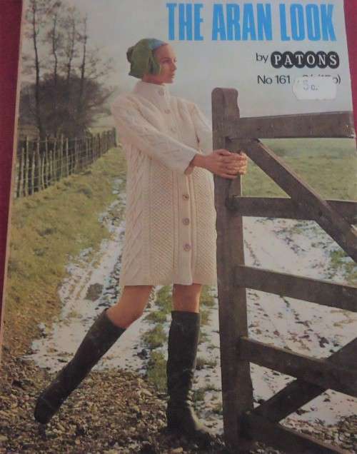 PATONS # 161 THE ARAN LOOK- 40 PAGES