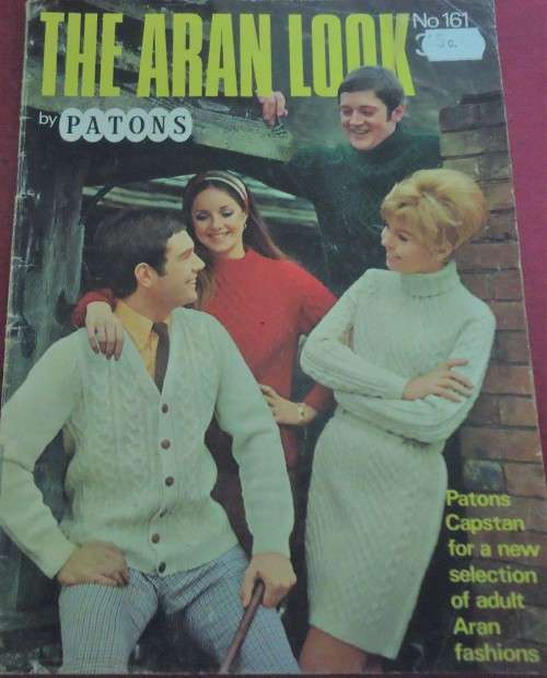 PATONS # 161 THE ARAN LOOK- 40 PAGES