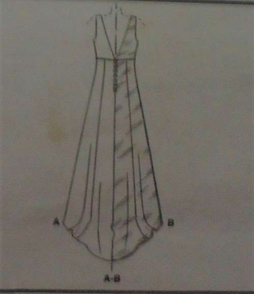 McCALLS 2082 EVENING ELEGANCE DRESS SIZE C=10-12-14 COMPLETE & CUT TO A SIZE 14