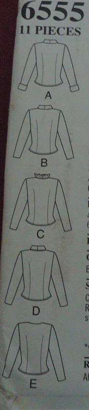 NEW LOOK PATTERNS 6555 SET OF BLOUSES SIZES 8 - 18 COMPLETE