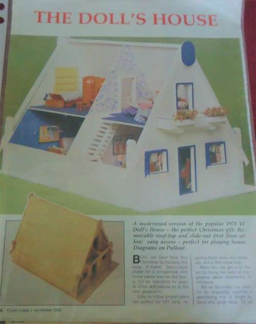 THE DOLL`S HOUSE - YOUR FAMILY NOVEMBER 1992