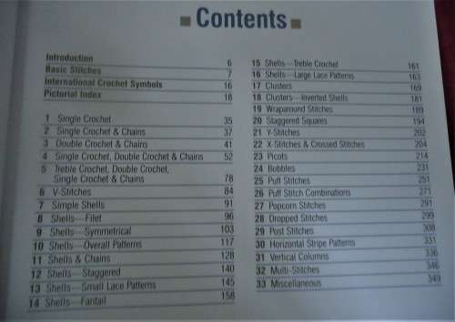 THE COMPLETE BOOK OF CROCHET STITCH DESIGNS - LINDA P. SCHAPPER-504 PAGE SOFT COVER BOOK
