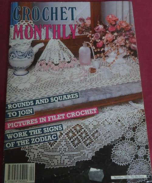 CROCHET MONTHLY NUMBER 103- 32 PAGE MAGAZINE WITH INSTRUCTIONS & DIAGRAMS