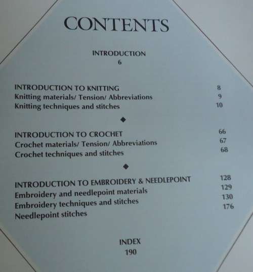 THE COMPLETE STITCH DIRECTORY-KNITTING, CROCHET, EMBROIDERY,NEEDLEPOINT-198 PAGE HARD COVER