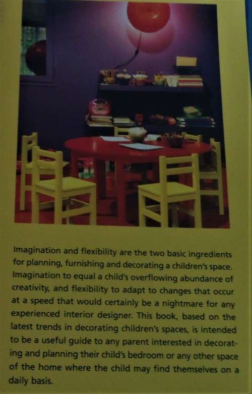 ROOMS FOR KIDS - 194 PAGE HARD COVER WITH DUST JACKET