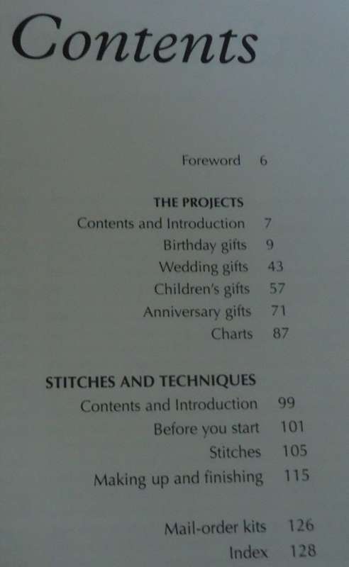 GIFTS & HEIRLOOMS IN CROSS STITCH & NEEDLEPOINT- MELINDA COSS 132 PAGE HARD COVER & DUST JACKET