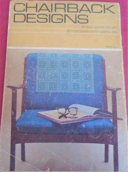 COATS #1009 CHAIRBACK DESIGNS -28 PAGES A5 SIZE BOOKLET