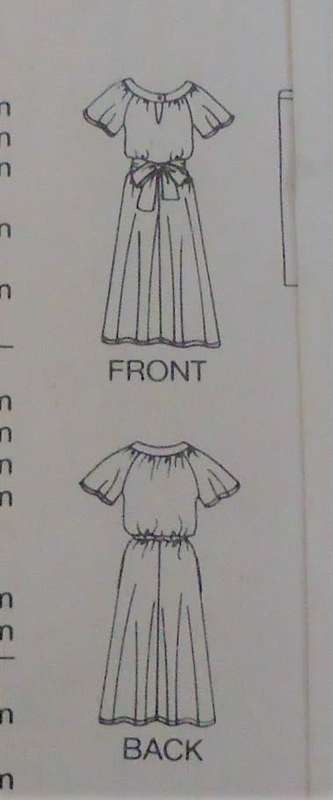 BUTTERICK 3151 DRESS & BELT SIZE14-16-18 COMPLETE