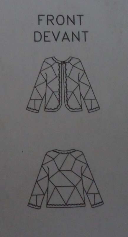 BUTTERICK B4056  PATCHWORK JACKET SIZE XS-S-M (6 - 14) COMPLETE