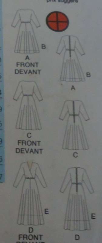 BUTTERICK 5839 LOOSE FITTING DRESS SIZE 12-14-16 COMPLETE