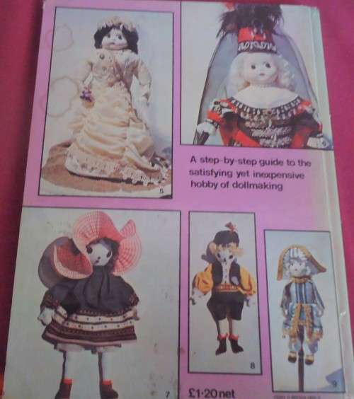 DOLL MAKING - A PRACTICAL GUIDE - GWYNNE NICOL- 64 PAGE A4 PAGE HARD COVER