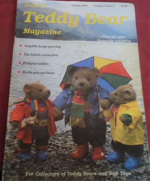 HUGGLETS TEDDY BEAR MAGAZINE - UK AUTUMN 1991 VOL 2 ISSUE 2- 48 PAGE A4 PAGE MAGAZINE
