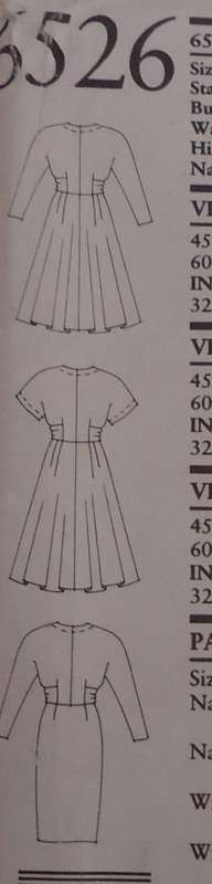NEW LOOK PATTERNS 6526 BUTTON FRONT DRESS SIZE 6 - 18 - COMPLETE-UNCUT-F/FOLDED