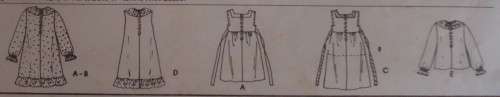 VINTAGE McCALL`S PATTERN 6137 KIDS DRESS-PINAFORE-SUNDRESS-TOP SIZE 4 YEARS COMPLETE
