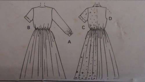 McCALL'S 6958 FRONT BUTTONED DRESS SIZE F = 16-18-20 SEE LISTING