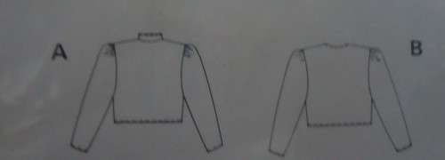 BURDA 5604  JACKET/BLOUSE SIZE 8/10-12/14-16/18 COMPLETE