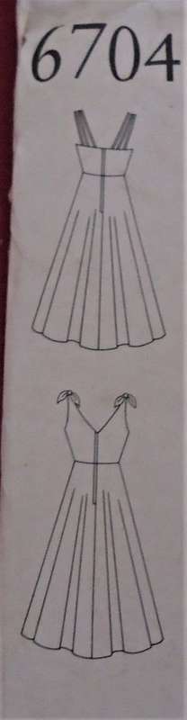 NEW LOOK PATTERNS 6704 FITTED BODICE DRESS 6 SIZES IN ONE 6 - 16 COMPLETE- CUT TO SIZE 16